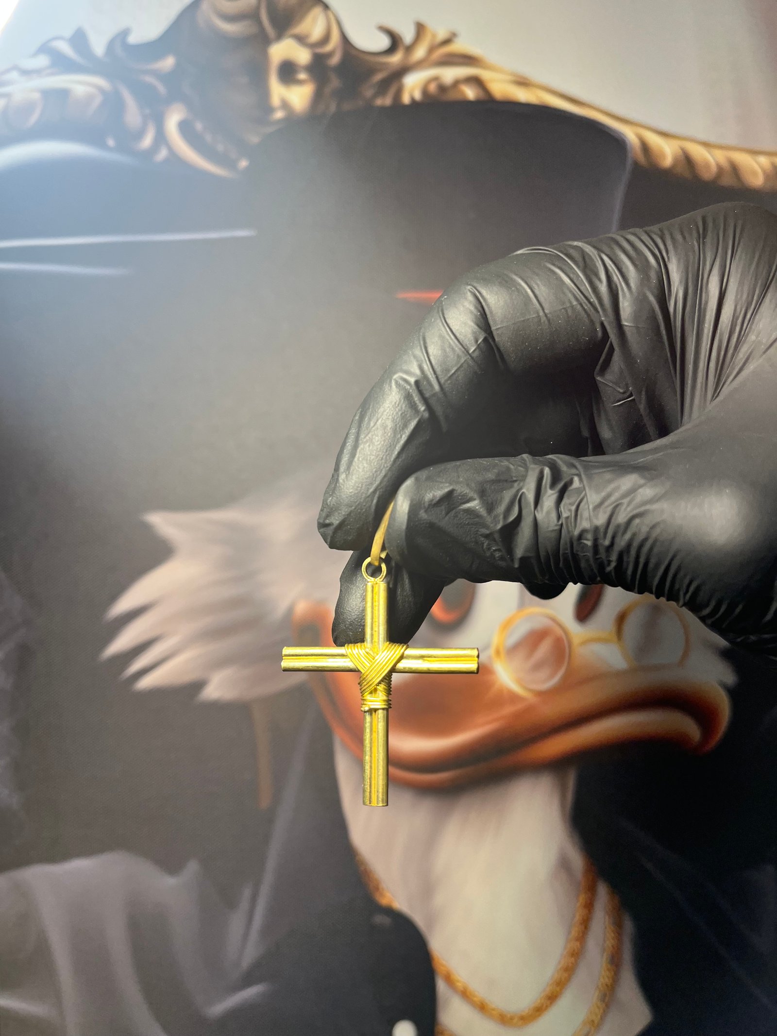 Pingente Cruz Dupla (P)