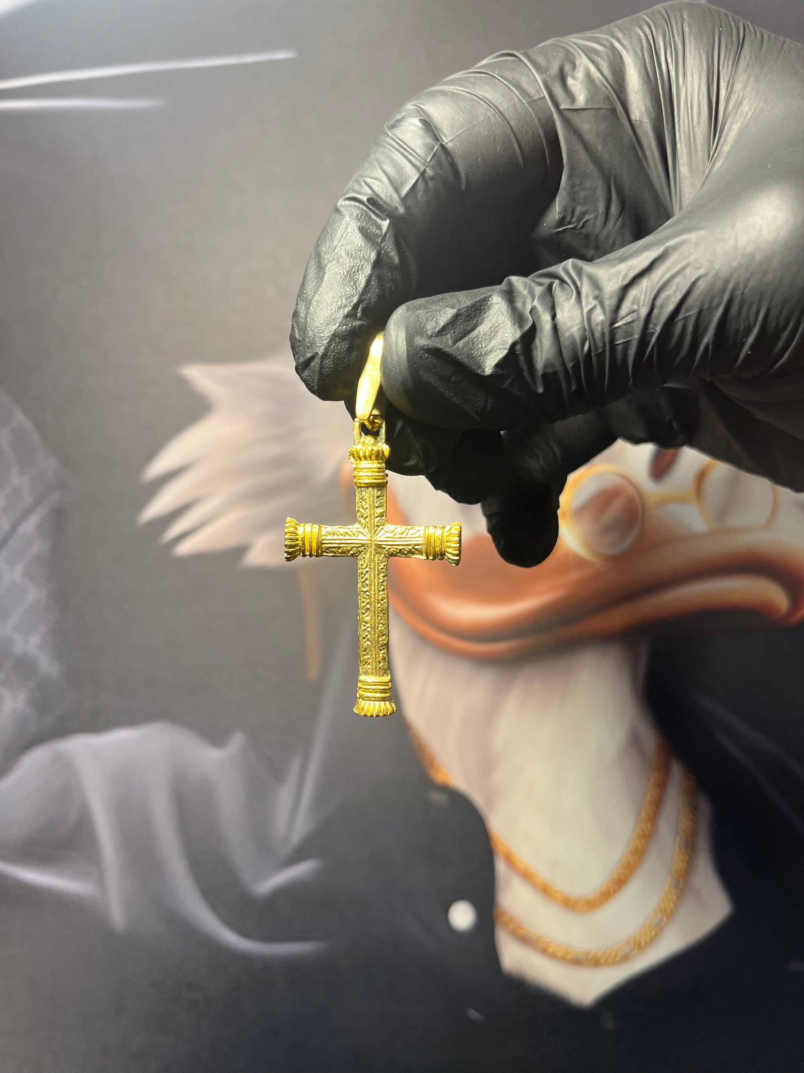 Pingente Cruz detalhada (M) 