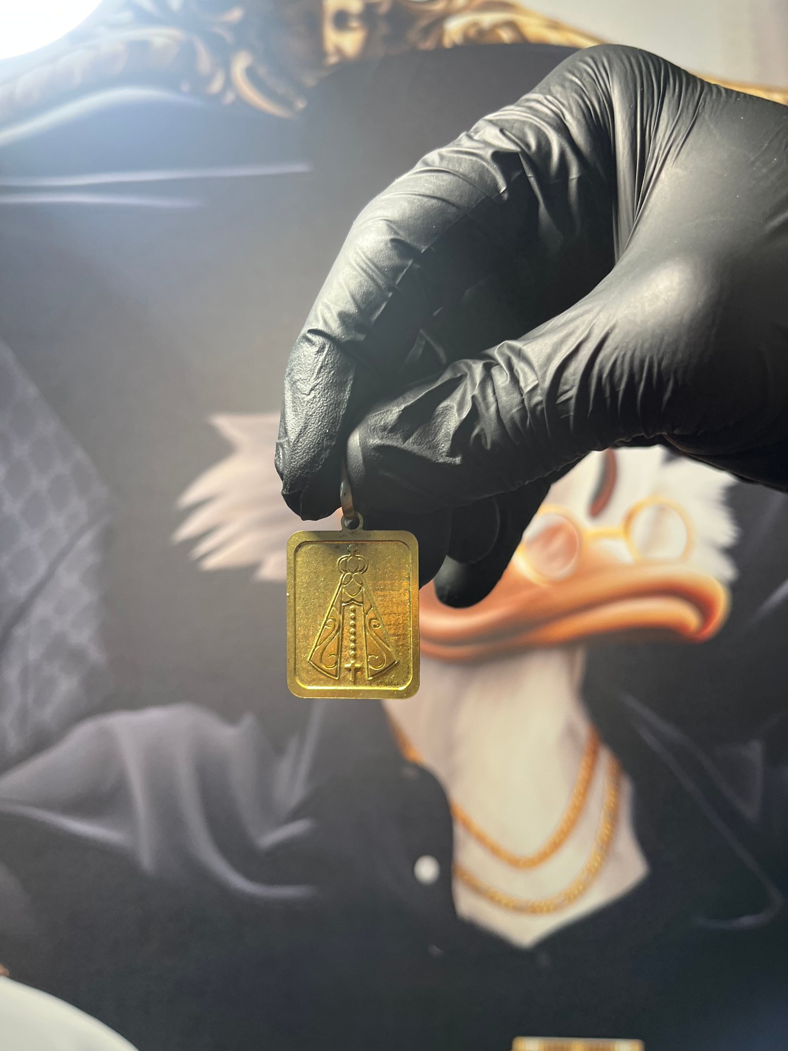 Pingente Santa Maria Placa  (P)