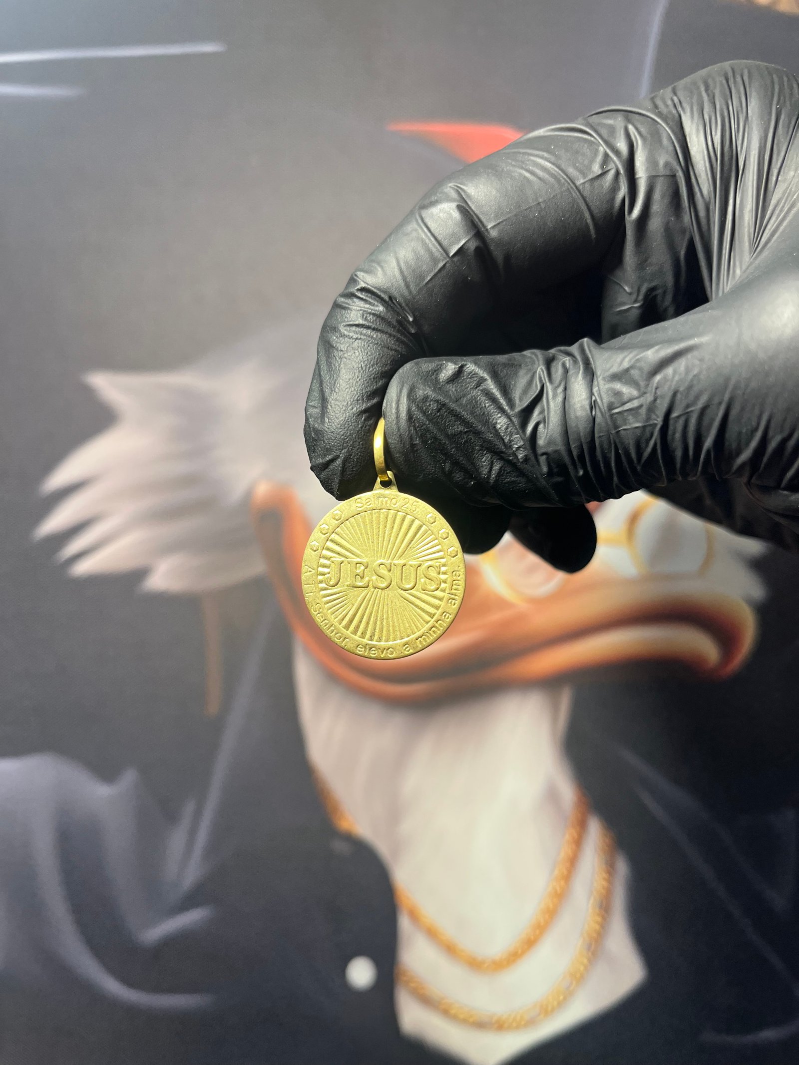 Pingente Jesus redondo (P)